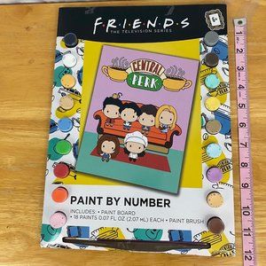 Friends Central Perk Paint By Number Includes 18 Paints,Paint Brush, Paint Board